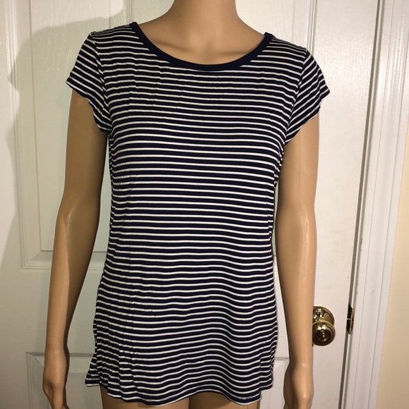 Cable and Gauge Striped Stretch Top - Picture 2 of 7